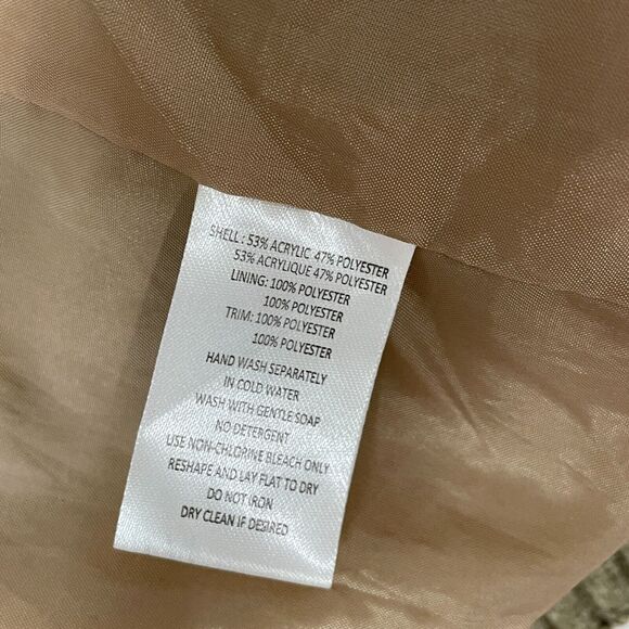 Sak Fifth Avenue Men Full Zip Sweater Jacket Size Medium Elbow Patch M238 -26 - Picture 11 of 16